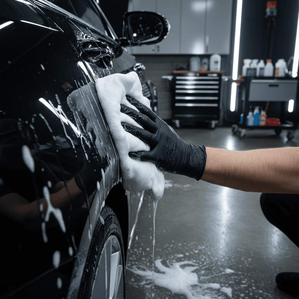Deep interior restoration stain removal process